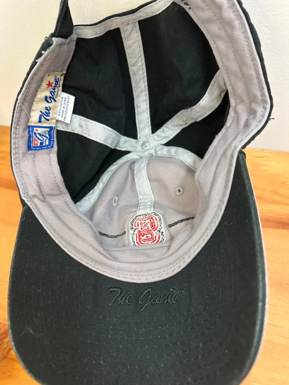 NC State Hat Gray Black Red